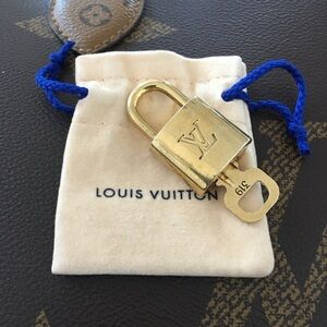 Louis Vuitton Lock + Key + Dust Bag